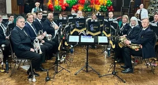 Garforth Brass performing its Christmas concert.